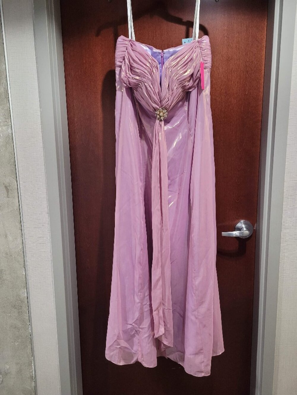Cassandra Stone by Mac Duggal 9012K Purple Prom Dress